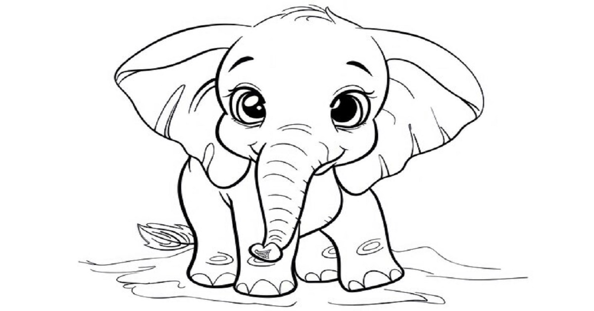 Drawing: K4IHDMZBTQG – Elephant